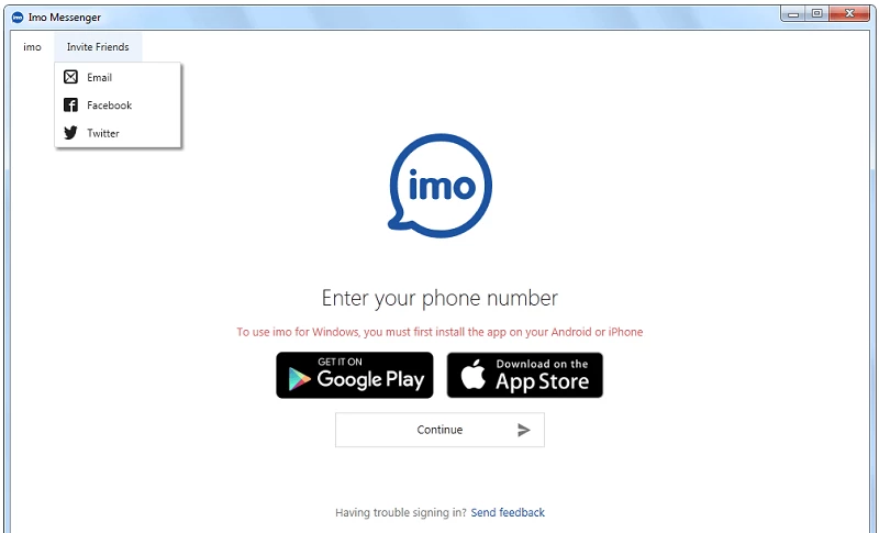 Imo Messenger — скриншот 3